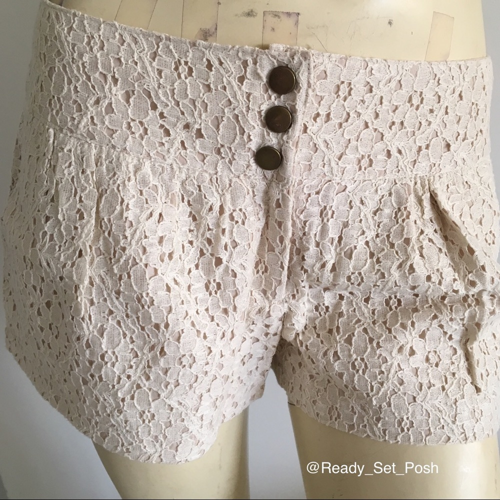 🔴{New} Just ginger lace shorts with pockets